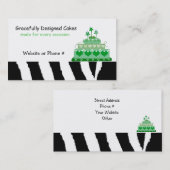 Carte De Visite Décoration de gâteaux (Devant / Derrière)