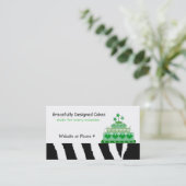 Carte De Visite Décoration de gâteaux (Debout devant)