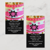 Carte De Visite Décoration de gâteaux (Devant / Derrière)