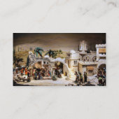 Carte De Visite Décoration de la crèche pour Noël (Dos)