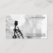 Carte De Visite décoration de trompette musicale (Dos)