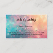 Carte De Visite Décoration élégante de la conception personnalisée (Dos)