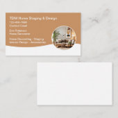 Carte De Visite Décoration Et Mise En Scène À La Maison (Devant / Derrière)