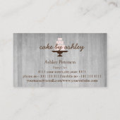 Carte De Visite Décoration faite sur commande élégante de (Dos)