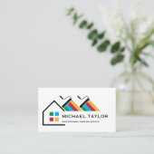 Carte De Visite Décoration moderne Service de Peinture Professionn (Debout devant)