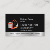Carte De Visite Décoration moderne Service de Peinture Professionn (Dos)