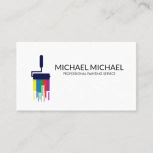 Carte De Visite Décoration moderne Service de Peinture Professionn