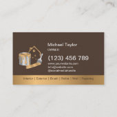 Carte De Visite Décoration moderne Service de Peinture Professionn (Dos)