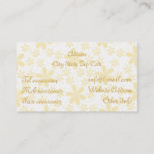 Carte De Visite Décorations florales Mariages (Dos)