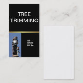 Carte De Visite Découpage de l'arbre paysager (Devant / Derrière)