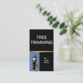 Carte De Visite Découpage de l'arbre paysager (Debout devant)