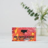 Carte De Visite Découpe à vapeur | Flames (Debout devant)