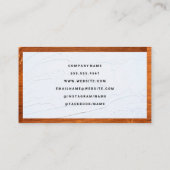 Carte De Visite Découpe en bois | Spackle | Logo de réparation à d (Dos)