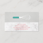 Carte De Visite Découpe en marbre cuir | Outils Whisk (Dos)