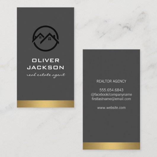 Carte De Visite Découpe métallique du réacteur (Devant / Derrière)