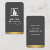 Carte De Visite Découpe métallique du réacteur | Icône de propriét (Devant / Derrière)