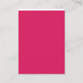 Carte De Visite Découvrez l'élégance de l'Arrière - plan rose (Devant)