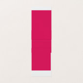 Carte De Visite Découvrez l'élégance de l'Arrière - plan rose (Intérieur déplié)