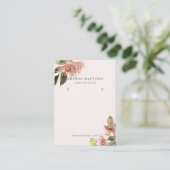 Carte de visite d'écran d'oreille rose (Debout devant)