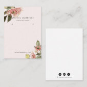 Carte de visite d'écran d'oreille rose (Devant / Derrière)