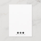 Carte de visite d'écran d'oreille Turquioise Ocean (Dos)