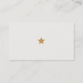 Carte de visite d'écriture rétro inspiré (Dos)