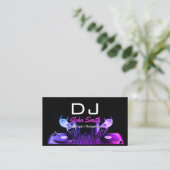 Carte De Visite Deejay DJ's Mixing Music Modern Music Event (Debout devant)