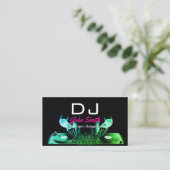 Carte De Visite Deejay DJ's Mixing Music Professional Event (Debout devant)