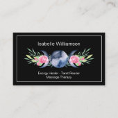 Carte De Visite Déesse Céleste Triple Lune Métaphysique Mystique (Devant)