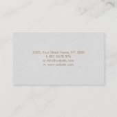 Carte De Visite Déesse de la Lune triple avec triskele et arbre de (Dos)