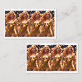 Carte De Visite Déesse Glamor : Portrait Aphrodite (Devant / Derrière)