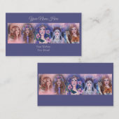 Carte De Visite déesse imaginaire art par Renee Lavoie (Devant / Derrière)