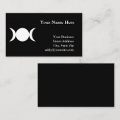 Carte De Visite Déesse triple (Devant / Derrière)