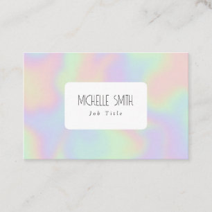 Carte de visite d'effet de conception d'hologramme