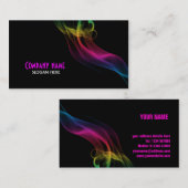 Carte de visite d'effet de fumée (Devant / Derrière)