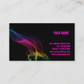 Carte de visite d'effet de fumée (Dos)