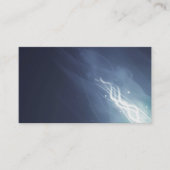 Carte de visite d'effet lumineux bleu foncé (Devant)