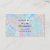 CARTE DE VISITE d'effet perle FAUX (Dos)