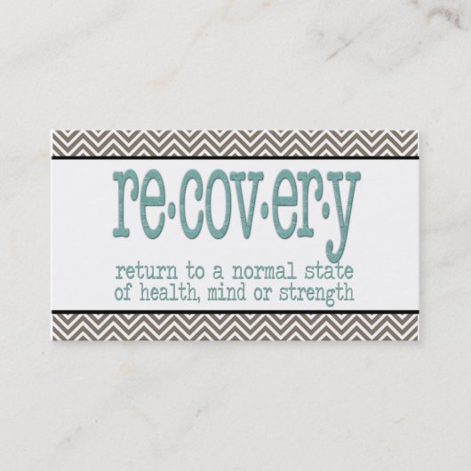 Carte De Visite Définition de récupération (Devant)