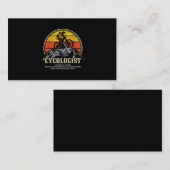 Carte De Visite Définition du cyclologue Funny Mountain VTT MTB (Devant / Derrière)
