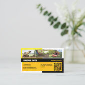 Carte De Visite Défrichage, Excavation, Aménagement, Construction (Debout devant)