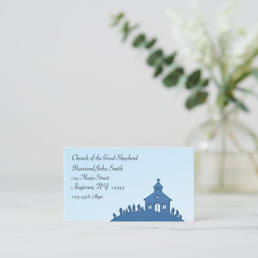 Carte de visite d'église (Debout devant)
