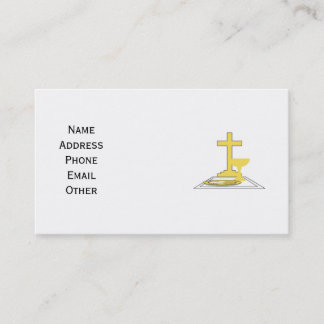 Carte de visite d'église ou de chrétien
