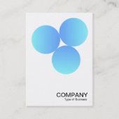 Carte De Visite Dégradé 3 cercles v2 01 (Devant)