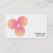 Carte De Visite Dégradé 3 cercles v3 02 (Devant)