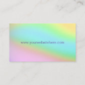 Carte De Visite Dégradé coloré (Dos)