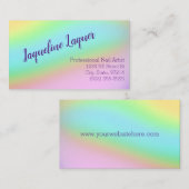 Carte De Visite Dégradé coloré (Devant / Derrière)