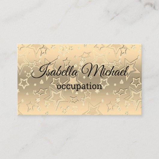 Carte De Visite Dégradé de Noël parties scintillant brillant confe (Devant)