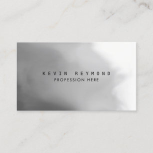 Carte De Visite dégradé gris professionnel élégant