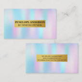 Carte De Visite Dégradé holographique (Devant / Derrière)